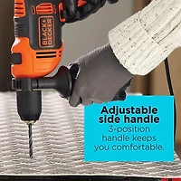 BLACK+DECKER Perceuse à percussion 6.5 Amp 1/2 pouce