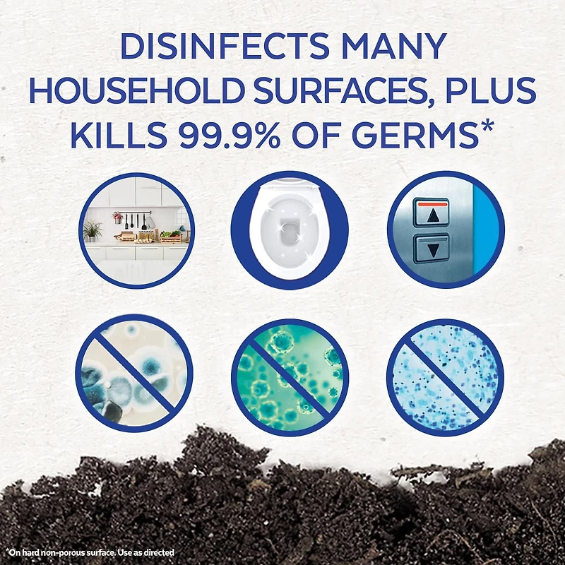 LYSOL® DISINFECTING WIPES Flat Pack, Spring Waterfall, 84 ct, 84 Count