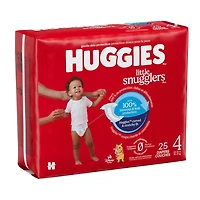 HUGGIES Little Snugglers Couches, Emballage Econo, Taille 1-6, 108-198 Unités Taille 1-6  | 108-150 Unités