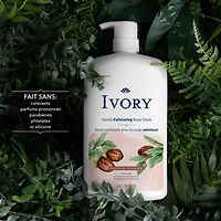 Doux nettoyant pour le corps exfoliant Ivory, parfum Notes de jojoba, 1,03 L (35 oz) 2T-5T