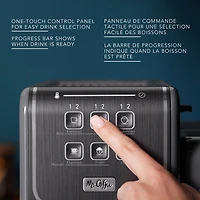Cafetière CoffeeHouse+ à une touche pour espressos, cappuccinos et lattes Mr. Coffee