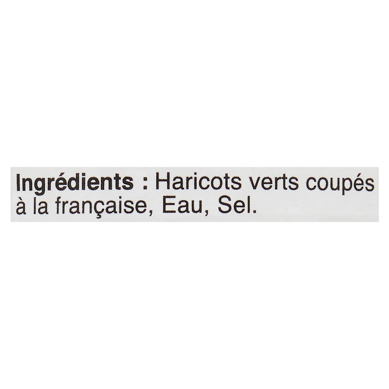 Haricots verts à la française Géant Vert, finement tranchés 398 ml