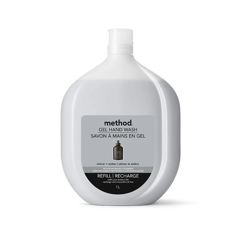 Method Gel Hand Wash Refill Vetiver Amber 1L