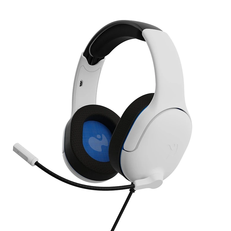 PDP AIRLITE Pro Wired Headset: Frost White For PlayStation 5, PlayStation 4, PlayStation