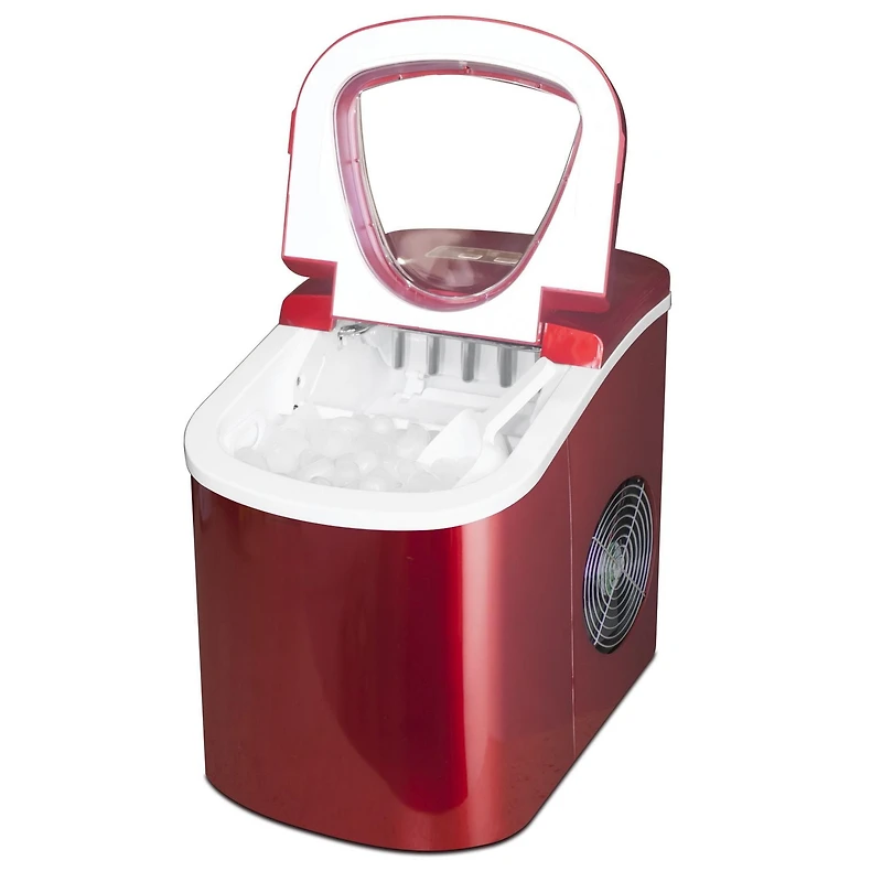 Machine à Glaçons Compacte de Comptoir Frigidaire avec Capacité de Production de 26 lb par Jour - Rouge