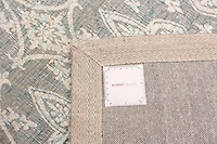 ECARPETGALLERY 4'5" x 6'4" Transitional Collage Handmade Area Rug for Living Room, Dining Room and Bedroom in Grey