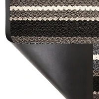 Tapis Discovery gris à endos de vinyle de 4 x 4 pi