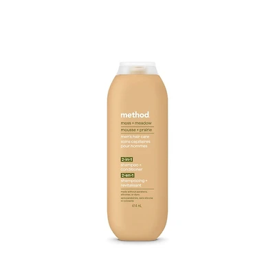 Method Shampoing et après-shampoing 2 en 1 pour hommes Moss+Meadow 414 ml