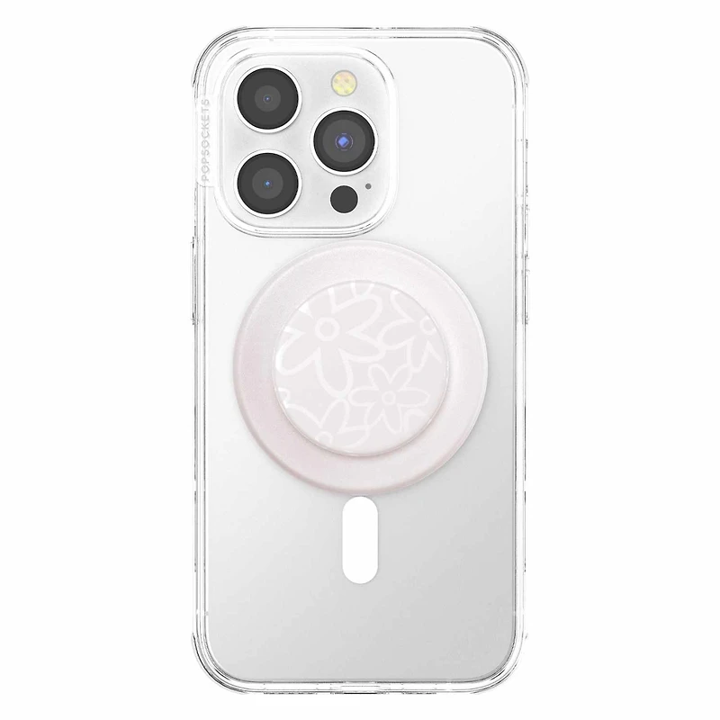 PopSockets PopGrip For MagSafe Round with Adapter Ring Horchata