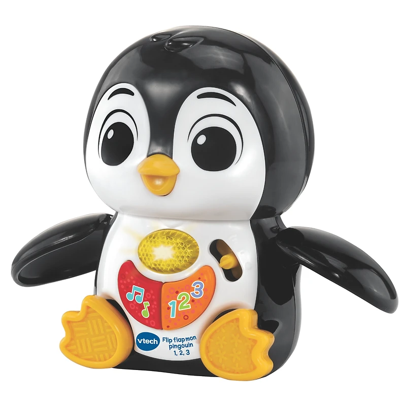 Jouet d'apprentissage pour compter VTech Flip flap Mon pingouin 1,2,3 pour tout-petits - Version française, 12-36 Mois