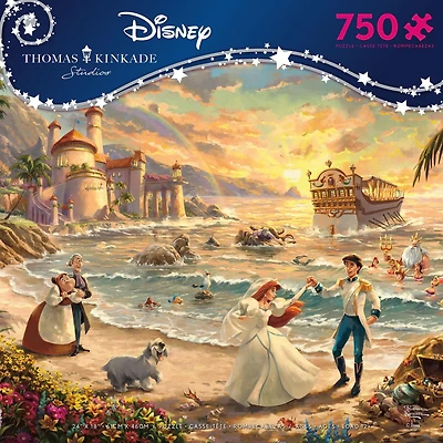 Ceaco - Thomas Kinkade Disney - The Little Mermaid Celebration of Love - 750 piece puzzle