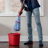 Vileda MicroTwist MAX Mop 18-inch Microfibre Mop Head, Self-Wringing Mop, Easy to wring