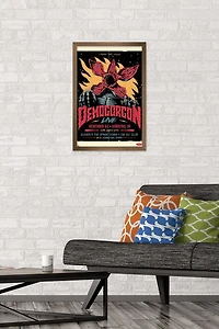 Netflix Stranger Things - Demogorgon Live Wall Poster, 22.375" x 34" Framed