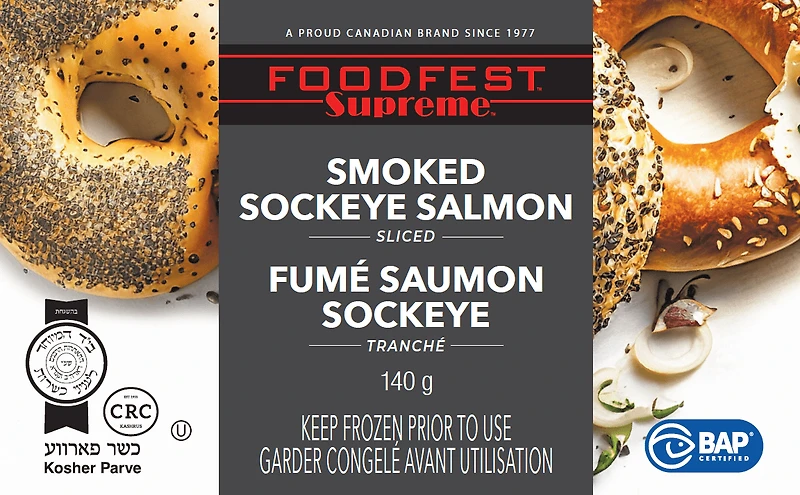 FROZEN FISH - FRENCH M - saumon sockeye fumé PY