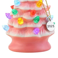 Mr. Christmas 4" Nostalgic Ceramic Tree Ornament, Pink