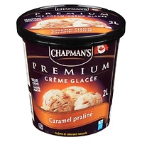 Chapman's Premium Caramel Praline Ice Cream dans une tub 2L