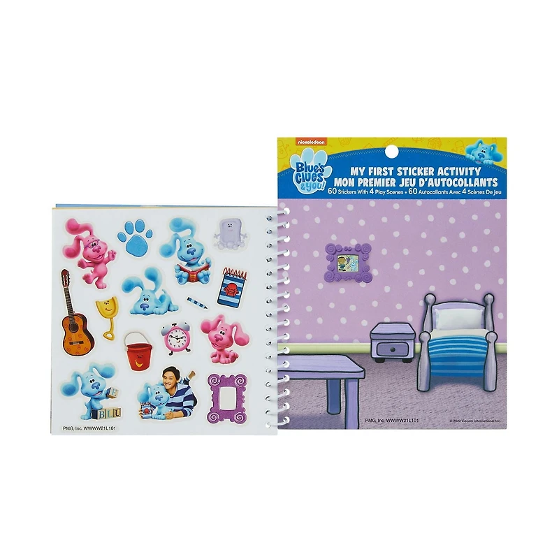 Blues Clues Mon Premier Cahier d'Activités Autocollant Autocollant Blues Clues