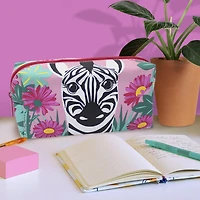 Pen + Gear Étui à crayons avec motif de Zèbre mignon
