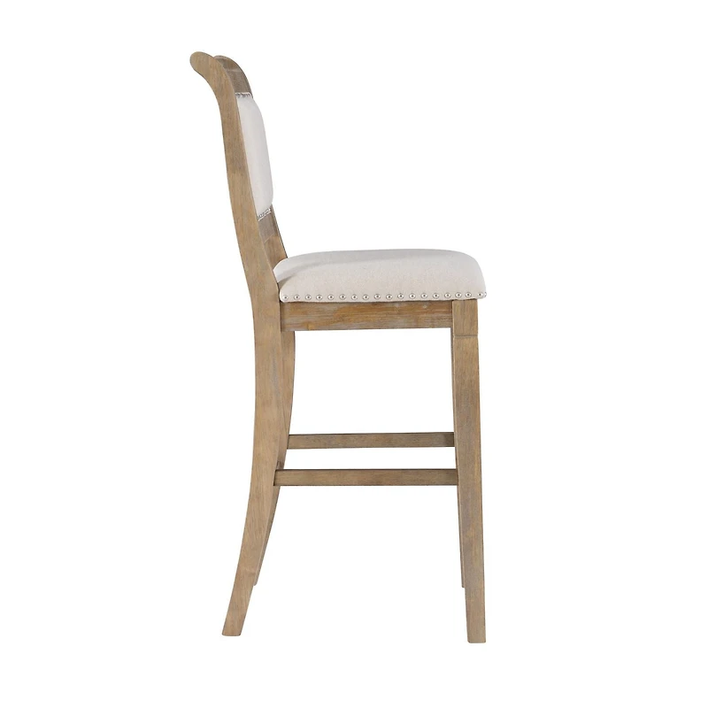 Tabouret de bar naturel Perle