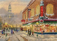 Ceaco: Thomas Kinkade Holiday Collection - A Christmas Wish 1000 piece Jigsaw Puzzle