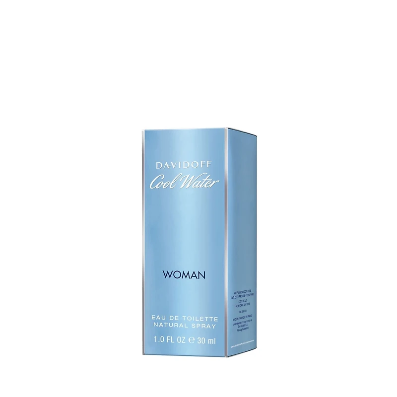 Davidoff Cool Water Eau de toilette pour femme, parfum floral, notes de tête : pastèque, 30ml