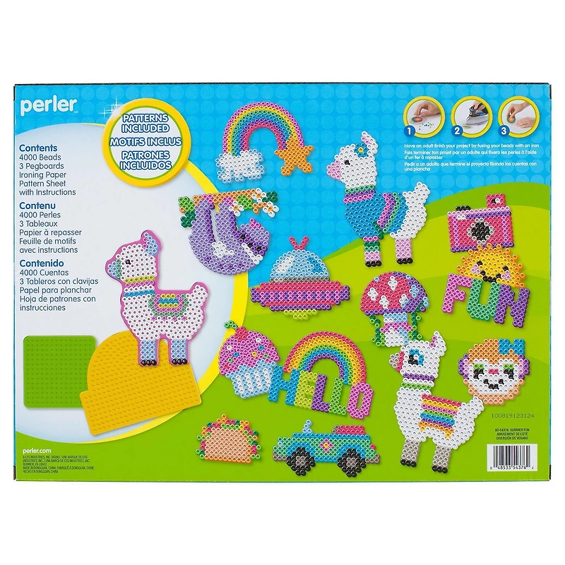 Kit de perles fusibles Summer Fun par Perler Kit de perles fusibles Summer Fun