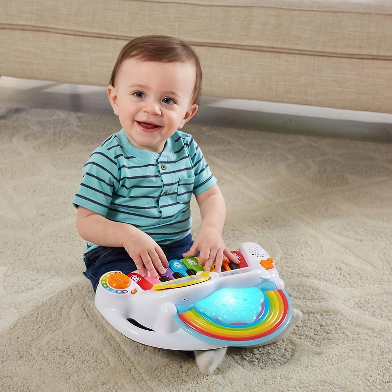 LeapFrog Learn & Groove Rainbow Lights Piano Musical Toy - English Version, 6+ Months