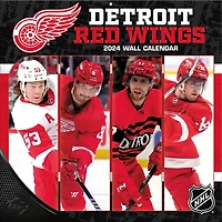 Turner Licensing Detroit Red Wings 2024 12x24 Inch Square Wall Calendar, 9798350601459