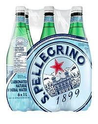 SAN PELLEGRINO Sparkling Carbonated Water –  6x1 L Bottle, 6 x 1L Bottles