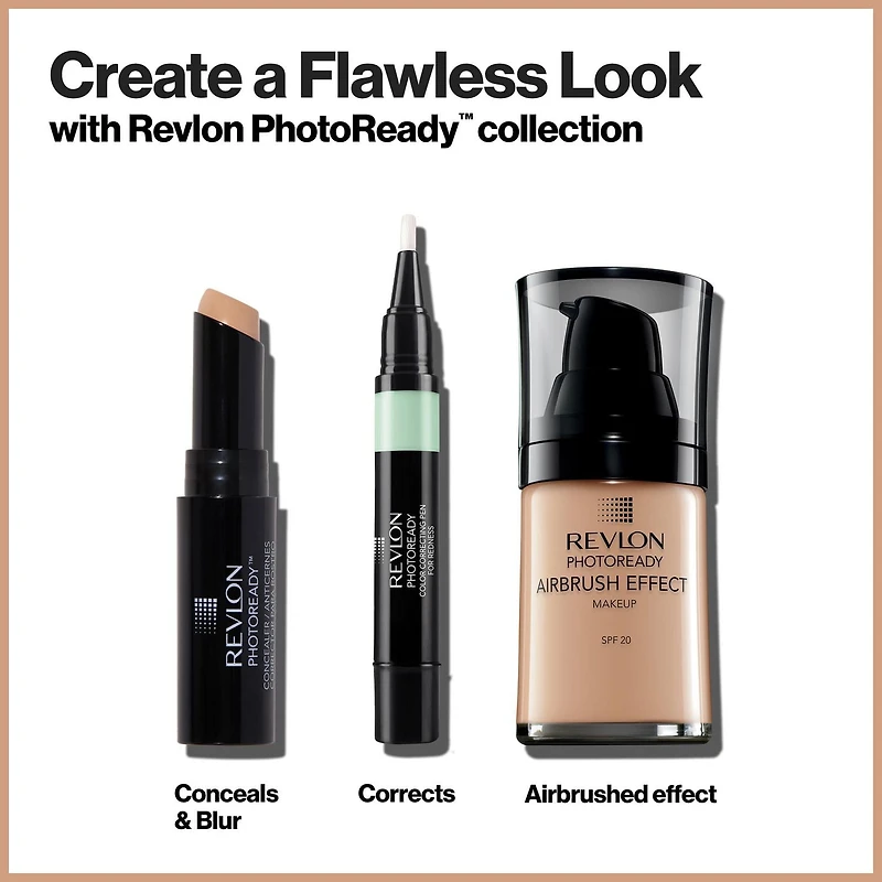 Revlon PhotoReady Stick Concealer Makeup, Medium Coverage, 3.2mL, PHOTO CONCLR 0.048 lbs