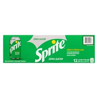Sprite Zéro Fridge Pack Cannettes, 355 mL, 12 Pack 12 x 355 ml