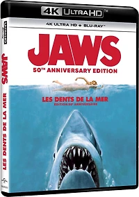 Jaws - 50th Anniversary Edition (4K UHD + Blu-Ray), directed by Steven Spielberg [1975]
