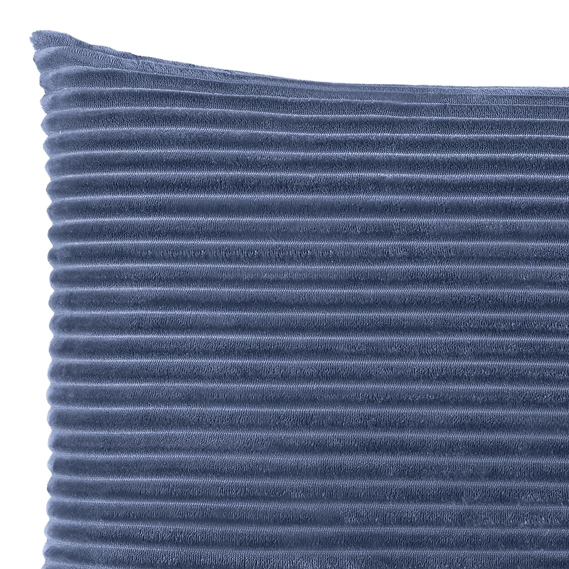 Oreiller de corps en peluche bleu océan