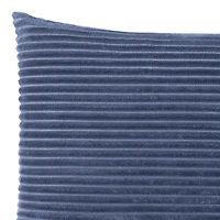 Oreiller de corps en peluche bleu océan
