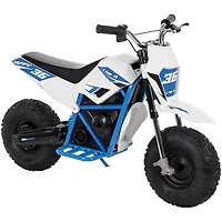 Huffy CR8-R Mini Moto électrique de 36 volts, bleu / blanc