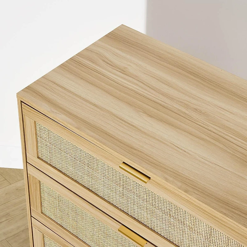 Anko Fraser Rattan 4 Drawer Dresser