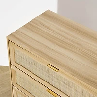 Anko Fraser Rattan 4 Drawer Dresser