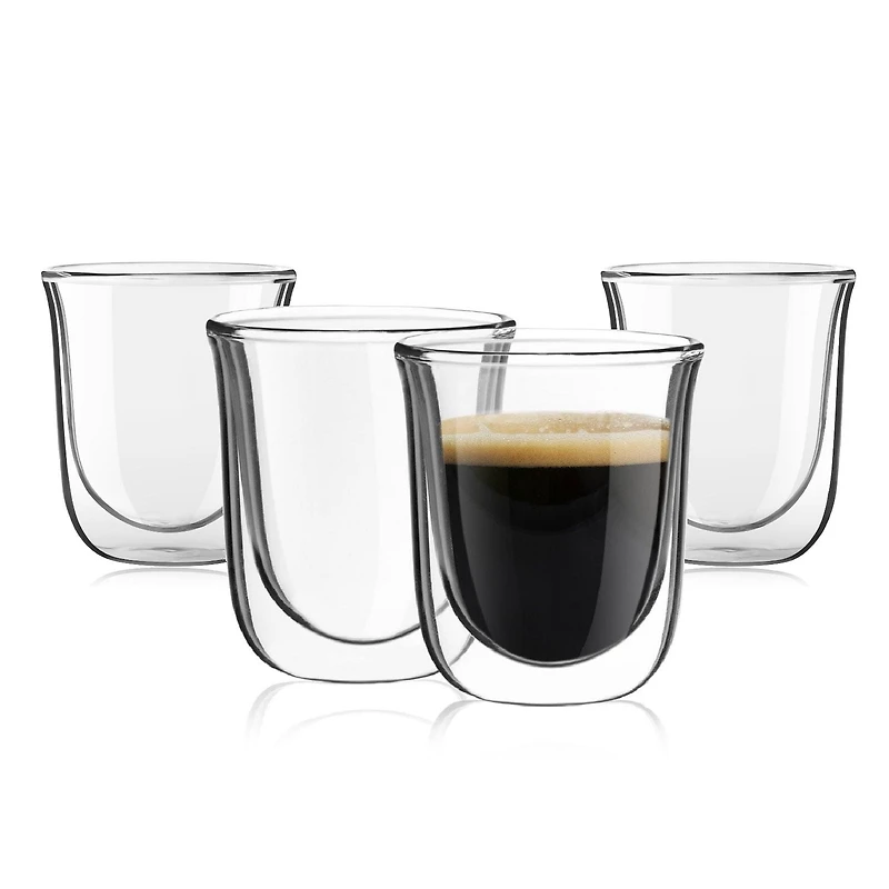 Verres Isothermes à Double Paroi Javaah - 2 oz - Ensemble de 4