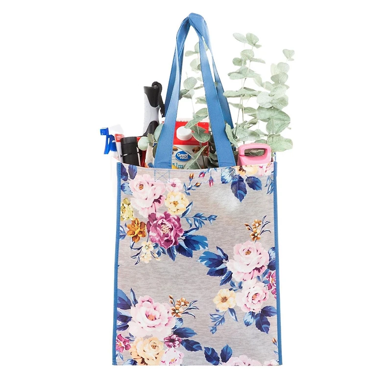 Sac d’épicerie réutilisable avec poignées, Sac réutilisable pour les courses