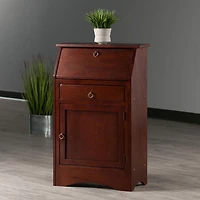 Winsome - Regalia Secretary Desk Walnut Finish