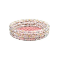 Piscine Intex Sweet Blossom Baby Pool pour Bébés, À partir de 1 à 3 ans, Piscine Gonflable avec Auvent