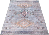 ECARPET Oriental, Persian Style Area Rug, Eco Friendly, Machine Washable