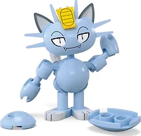 MEGA Pokémon Figurine articulée Miaouss d’Alola, 28 pièces
