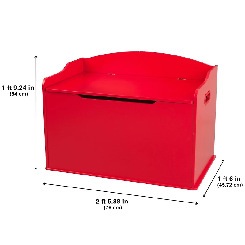Kidkraft Austin Toy Box - Red
