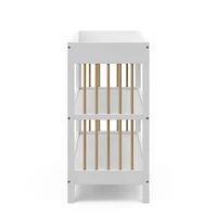 Graco Teddi Changing Table, White with Driftwood