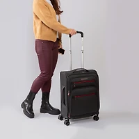 AC 20IN SPINNER GRY, 20 Inch Carry On Approved Suitcase with USB Charger