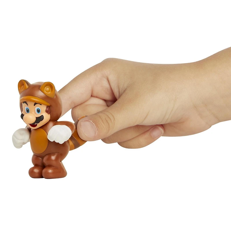 Figurine d'articulation limitée Tanooki Mario de Nintendo de 2,5 po