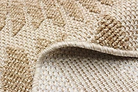 Tapis ECARPET Style Jute pour Chambre à Coucher, Salon, Salle à Manger Collection Manon