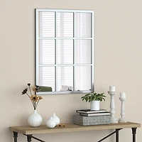 A&E Bath and Shower Jelic Silver Window Mirror