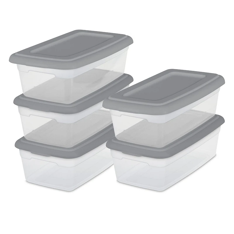Boîtes Sterilite en gris